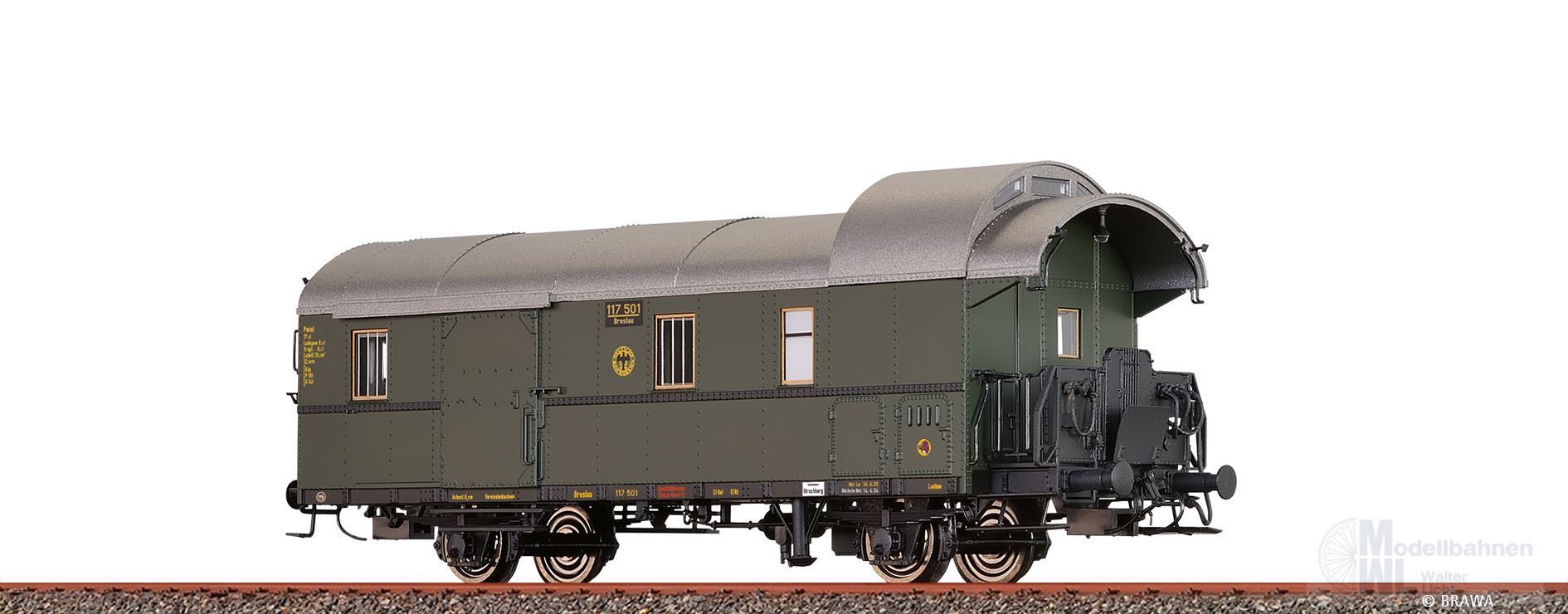Brawa 45828 - Packwagen DRG Ep.II Pwiel-29 H0/GL
