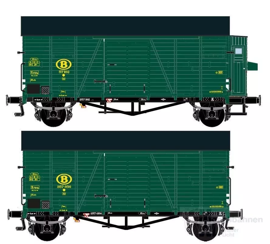 Exact Train 20795 - Güterwagen Set NMBS Ep.III 2.tlg. H0/GL