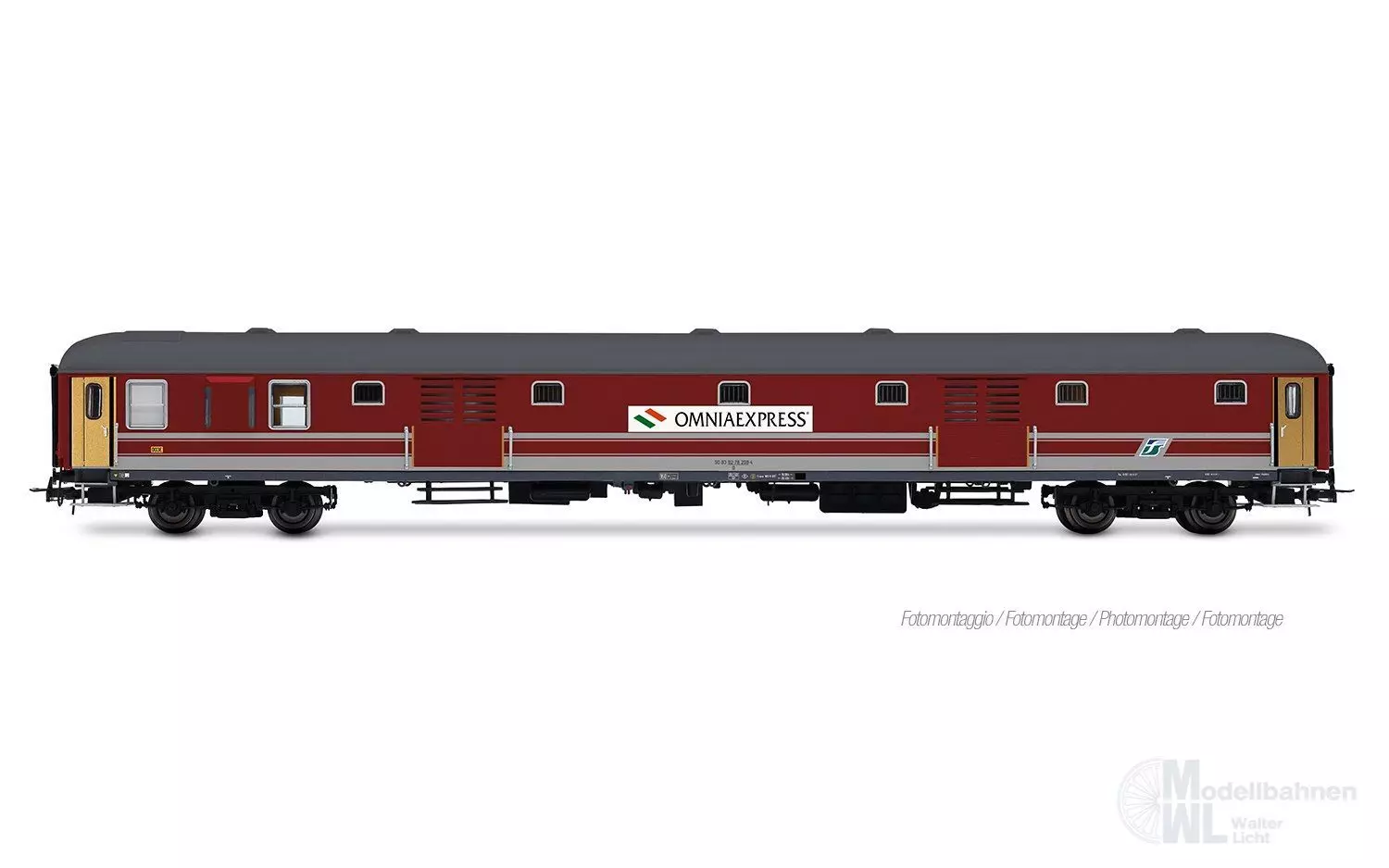 Rivarossi 4431 - Gepäckwagen FS Ep.V UIC-X Omnia Express H0/GL