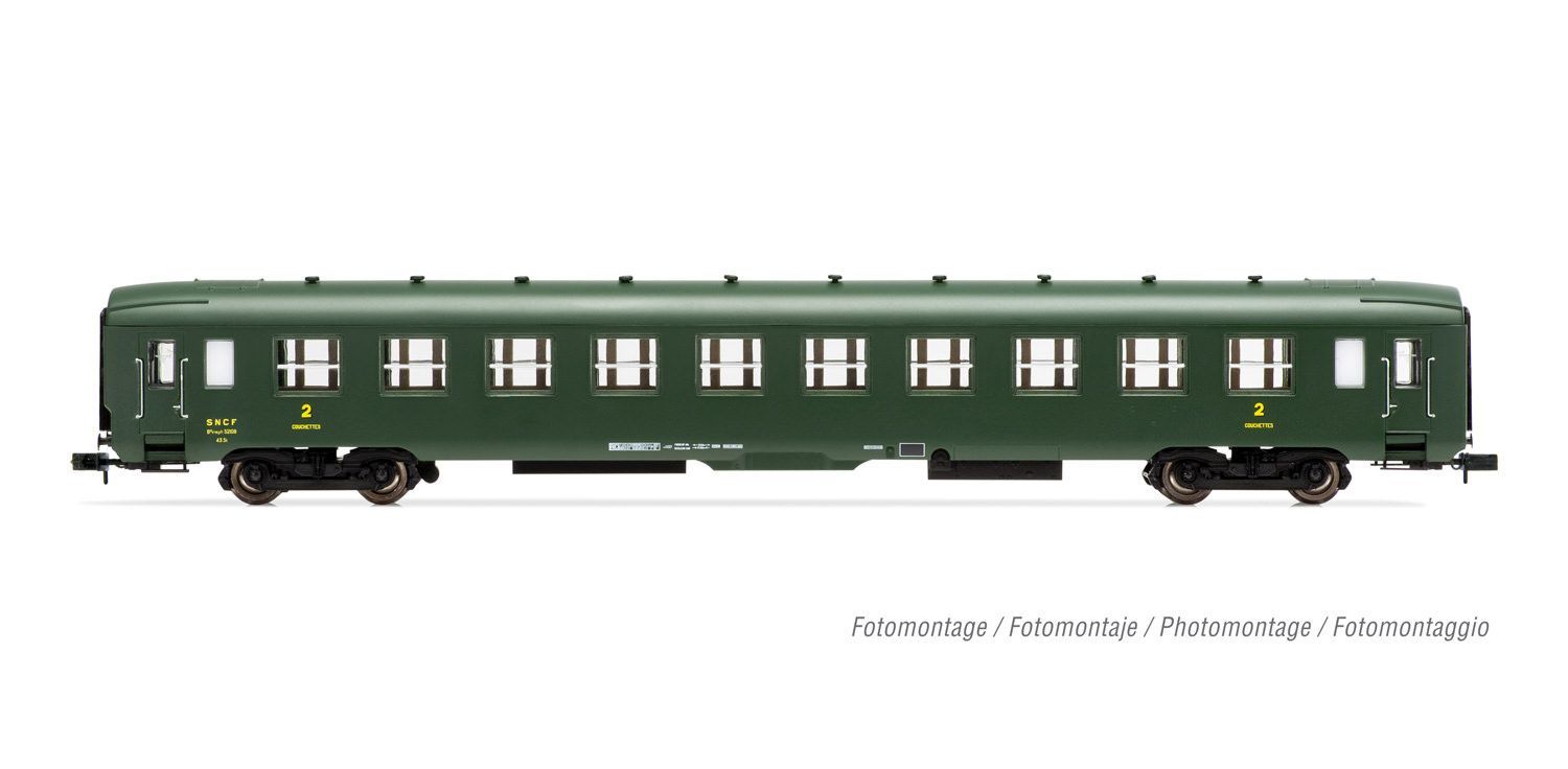 Arnold 4384 - Liegewagen SNCF Ep.III N 1:160