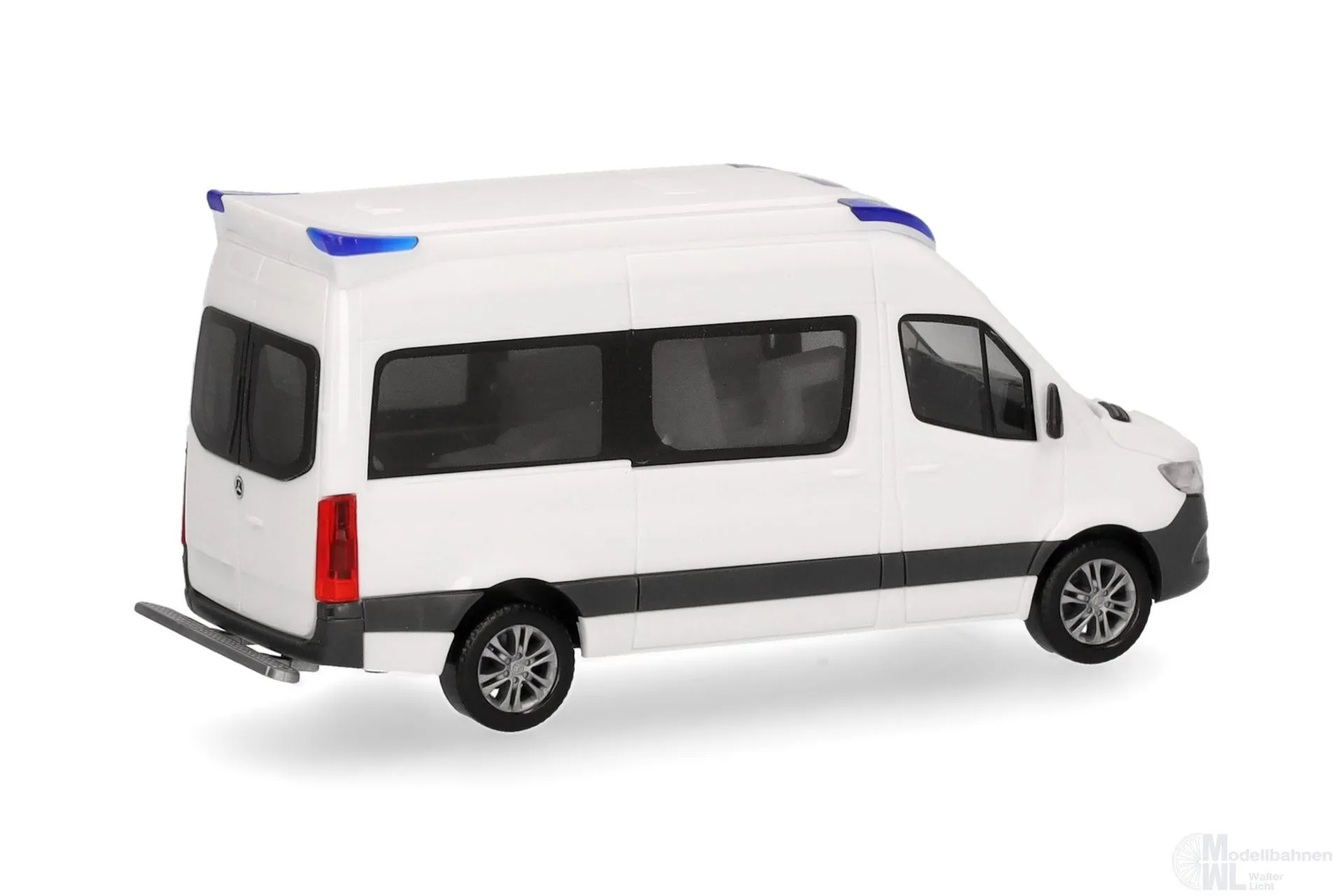 Herpa 014274 - MiKi Mercedes-Benz Sprinter 18 RTW Delfis-Dachaufsatz H0 1:87