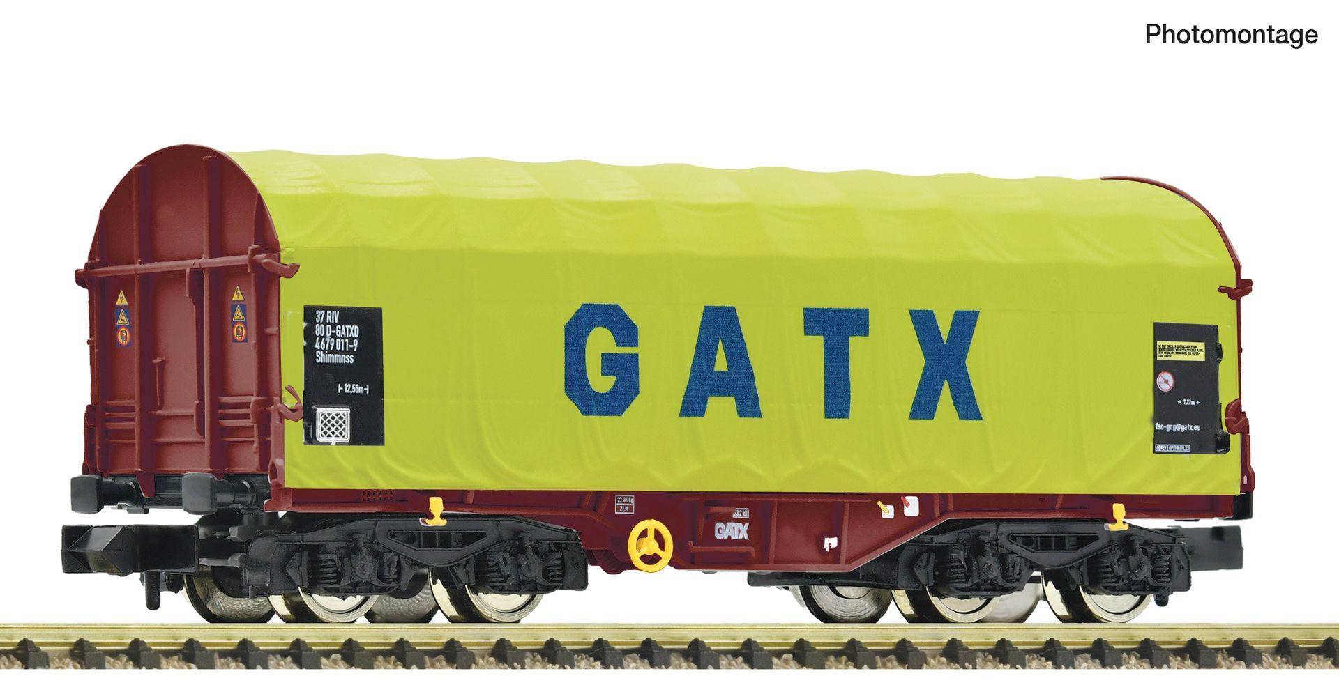 Fleischmann 6660180 - Schiebeplanenwagen GATX Ep.VI N 1:160