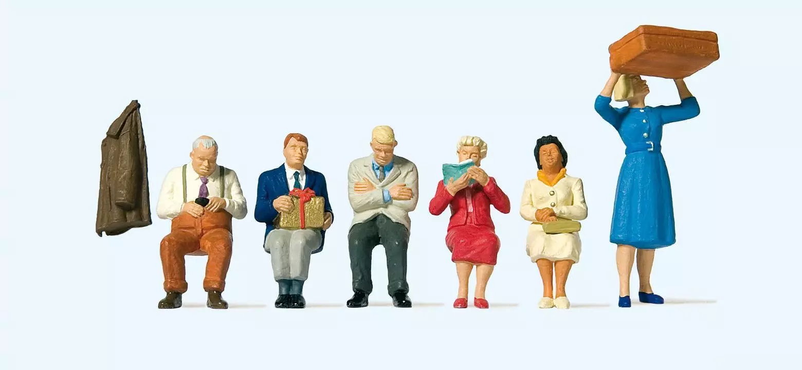 Preiser 65368 - Sitzende Reisende Spur 0