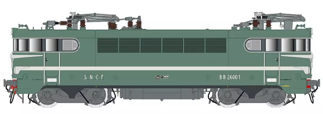 LS Models 10234 - E-Lok BB 26001 SNCF Ep.IIId H0/GL