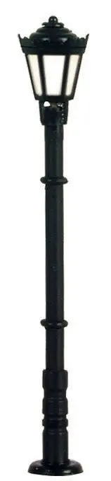 Viessmann 6970 - Parklaterne schwarz, LED warmweiß TT 1:120