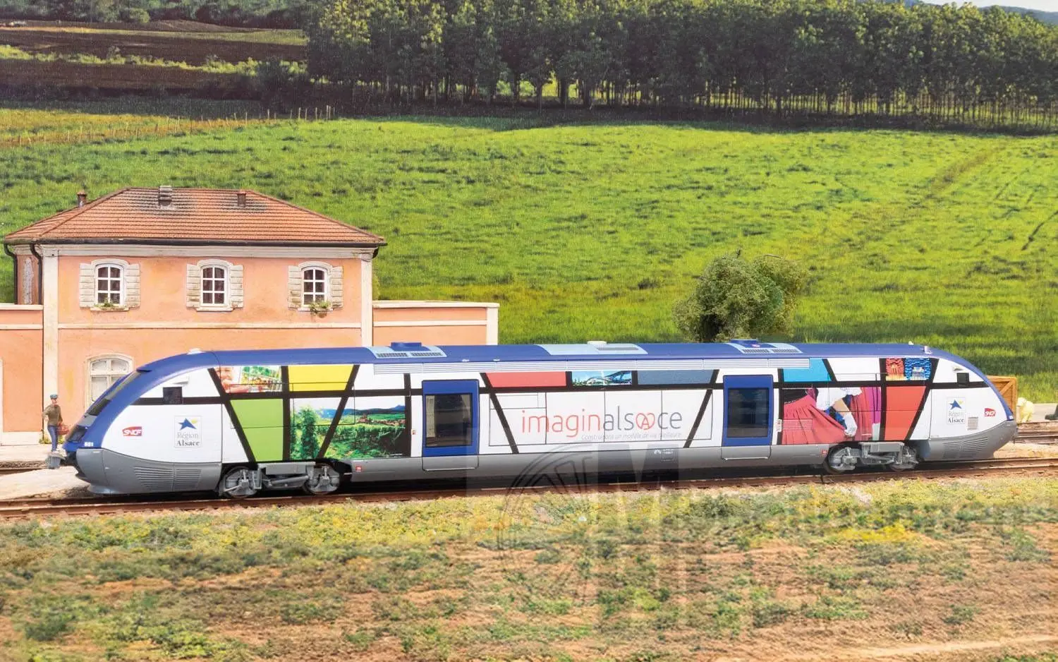 Jouef 2436S - Triebwagen X 73500 SNCF Ep.VI Imaginalsace H0/GL Sound