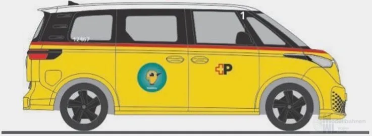 Rietze 32115 - Volkswagen ID.Buzz Post (CH) H0 1:87