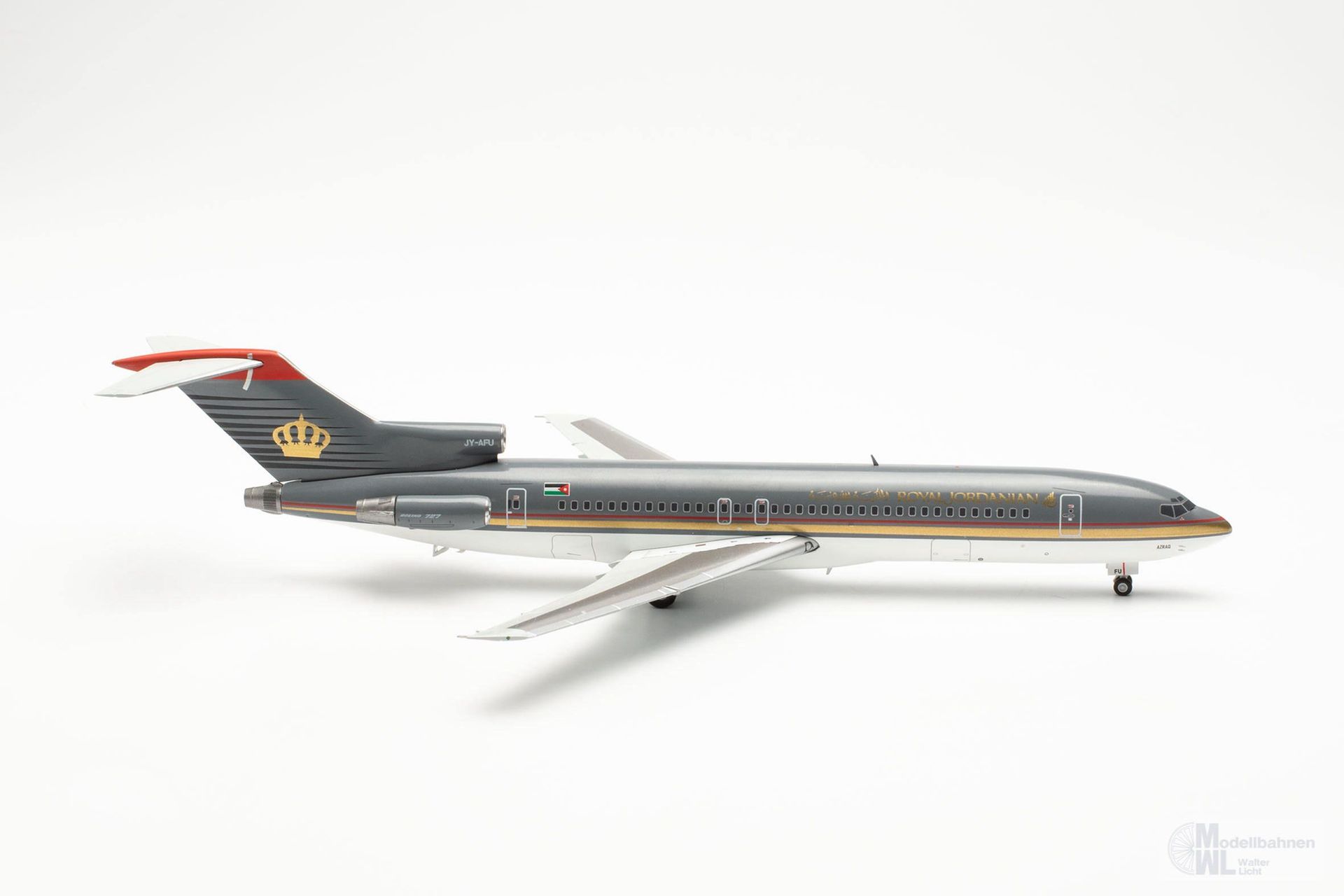 Herpa 572101 - Royal Jordanian Boeing 727-200 1:200 Herpa 572101 - Royal Jordanian Boeing 727-200 1:200
