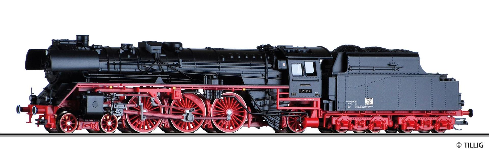 Tillig 02147 - Dampflok BR 03.2 der DR Ep.III TT 1:120 Tillig 02147 - Dampflok BR 03.2 der DR Ep.III TT 1:120