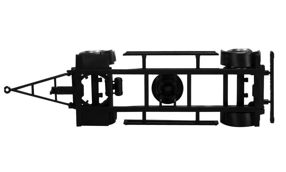 Herpa 80835 - Hängerfahrgestell für Wechselaufbau mit Radsätzen 7,45m 1:87