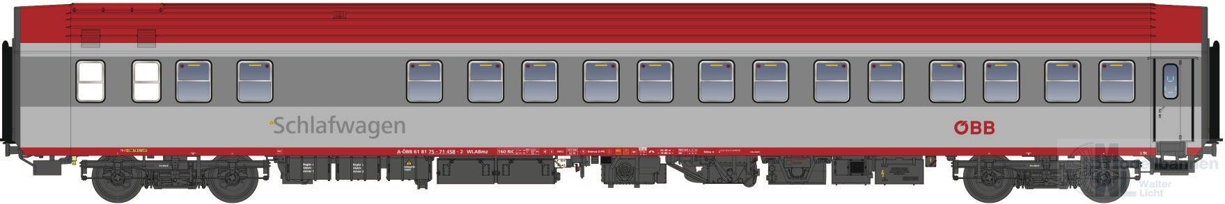 LS Models 47087 - Schlafwagen ÖBB Ep.VI WLAB33s T2S H0/GL