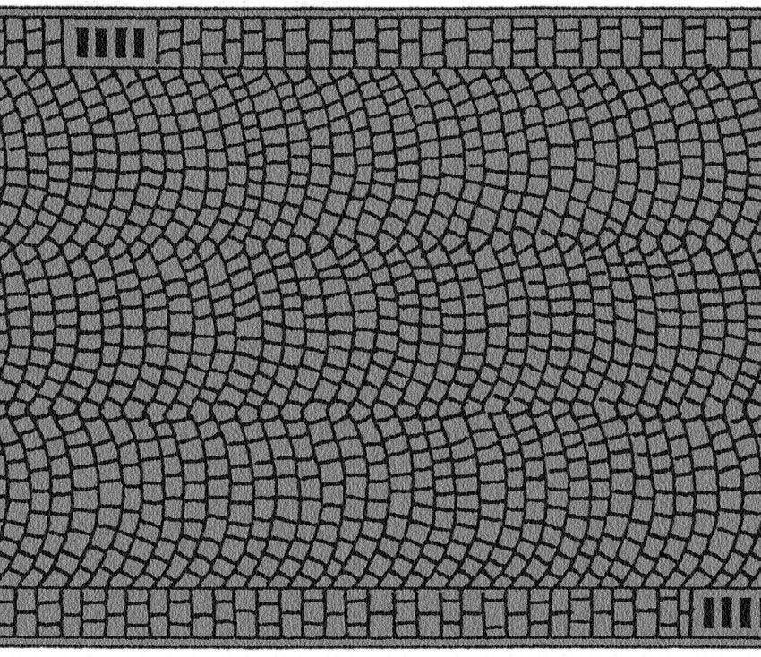 Noch 34222 - Kopfsteinpflaster 100 x 4 cm N 1:160