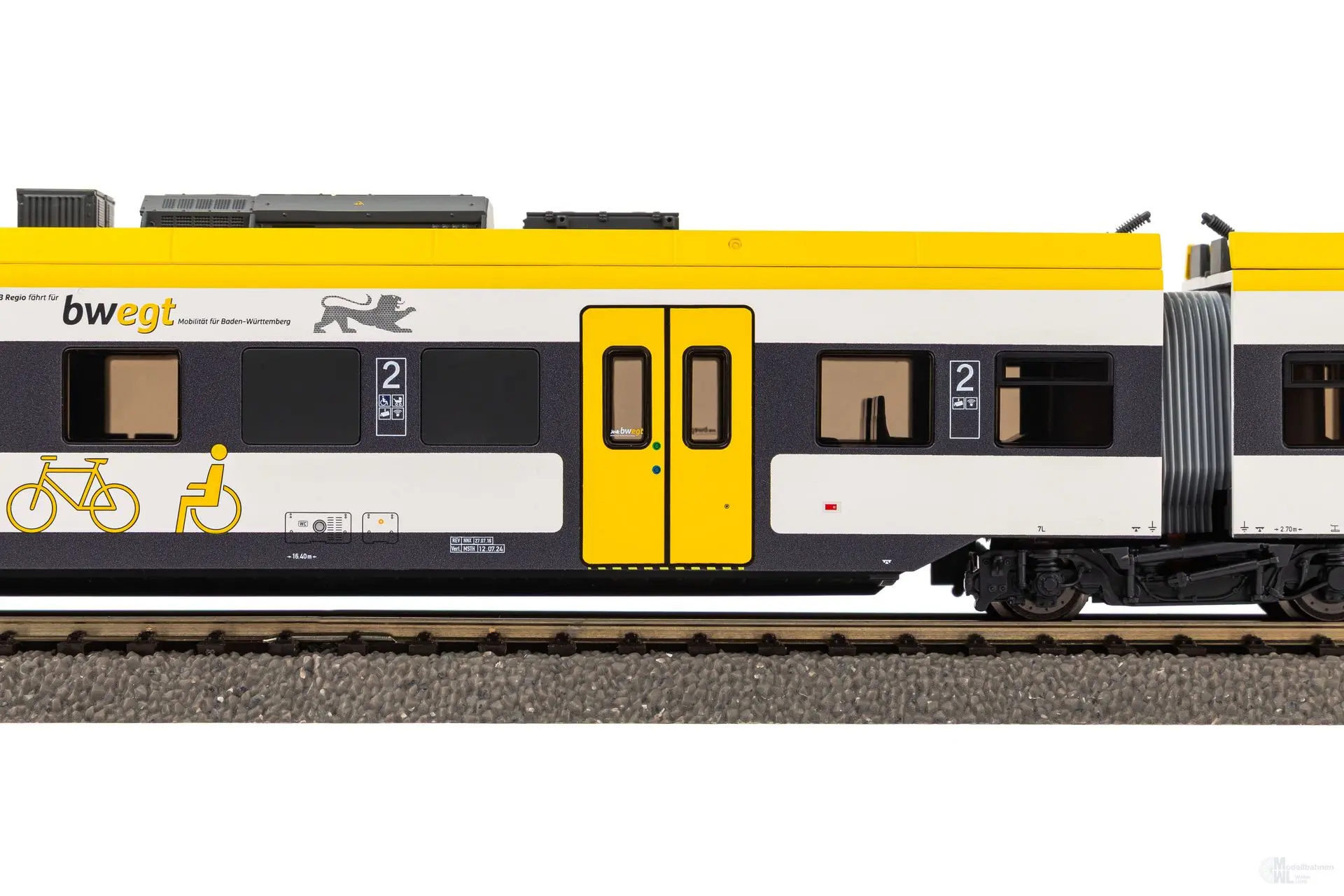 Piko 21754 - Triebzug BR 440 DB Ep.VI bwegt 4.tlg. H0/WS Sound