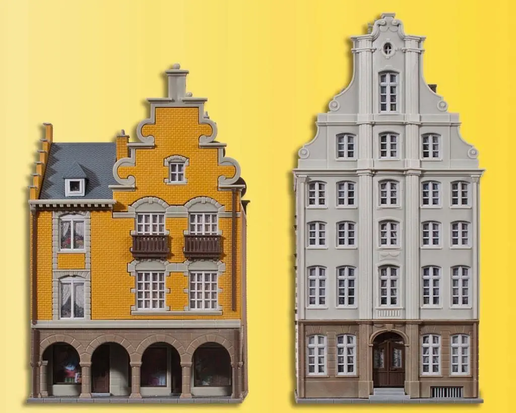 Kibri 37154 - Bürgerhäuser in Tournai 2 Stück N 1:160
