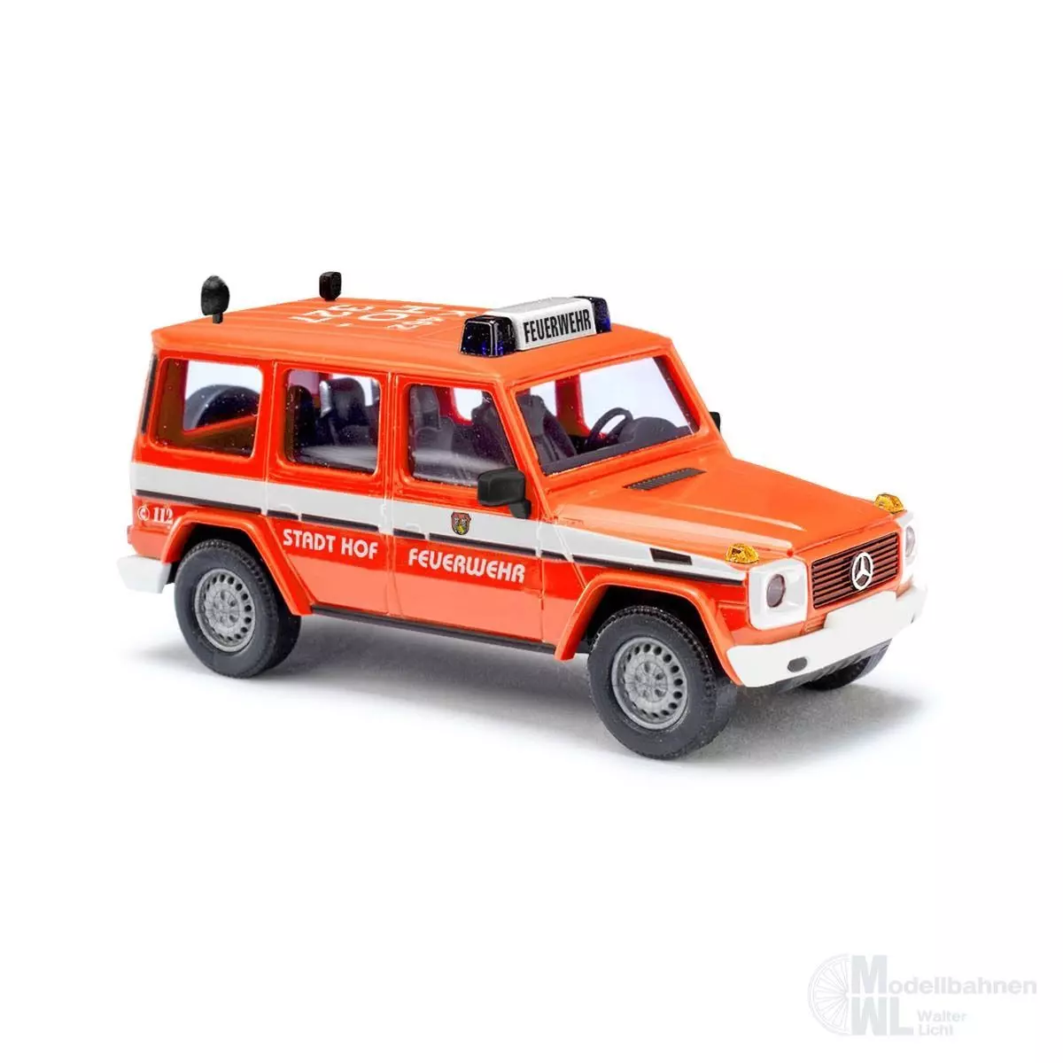 Busch 51445 - Mercedes-Benz G-Klasse 90 Feuerwehr Hof Baujahr 1990 H0 1:87