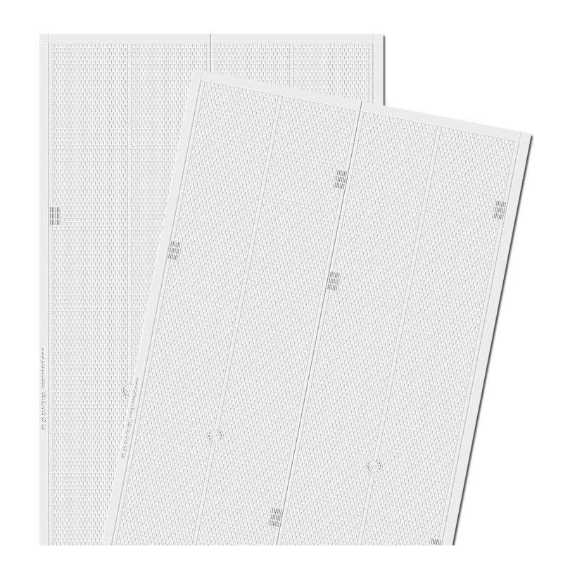 PROSES P3D-EB-07 - Geprägte PVC-Platten (Gerade Straßen) Länge: 136 cm Breite: 8 cm Stärke: 