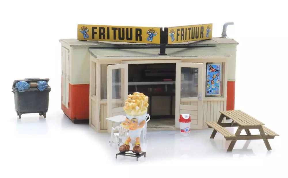 ARTITEC b.v. 10417 - Pommes Bude BAUSATZ H0 1:87
