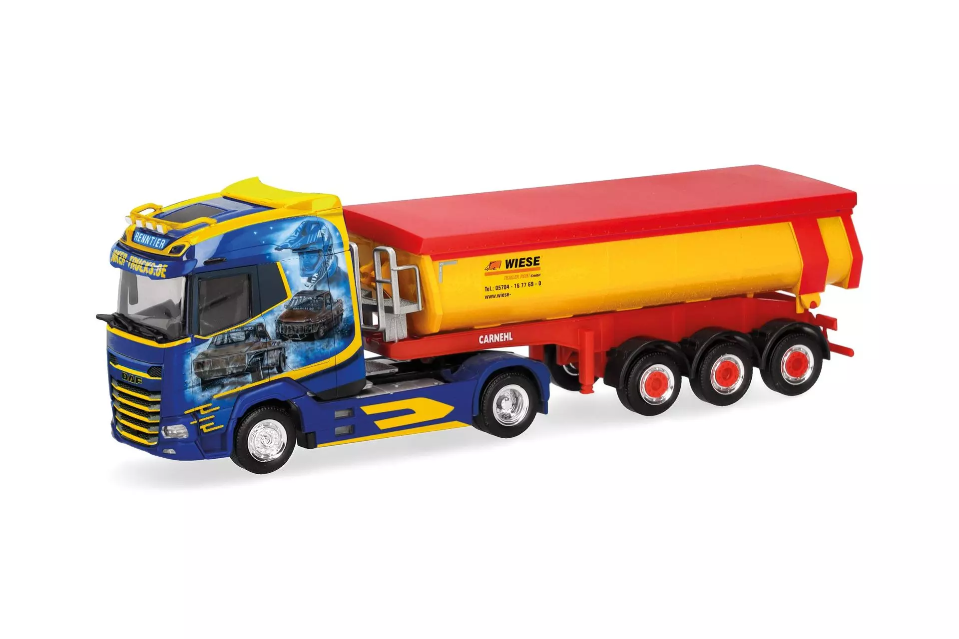 Herpa 321228 - DAF XG Rundmulden-Sattelzug Joker Trucks H0 1:87