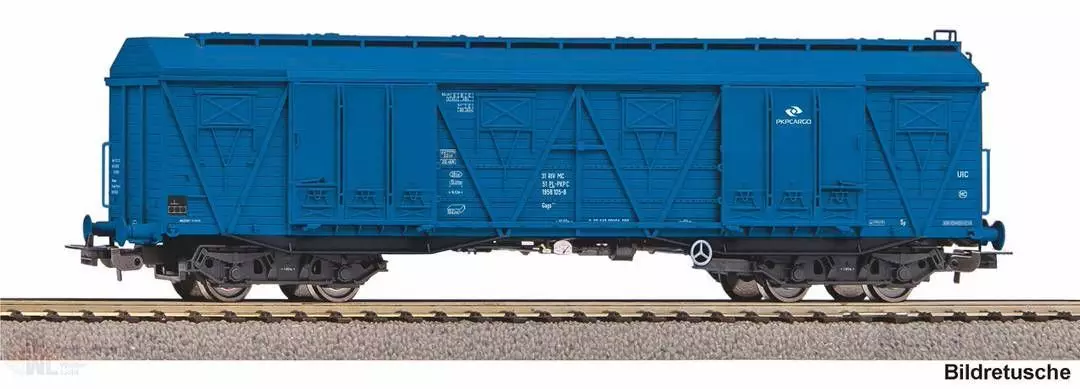 Piko 58476 - Güterwagen ged. PKP Ep.VI 401Ka blau H0/GL