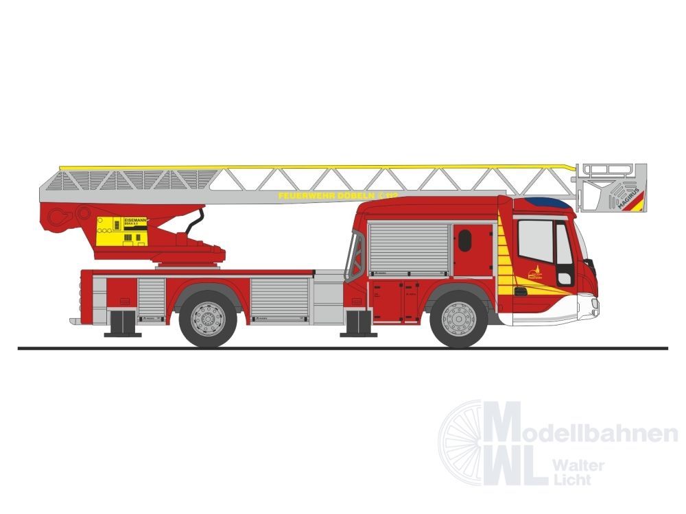 Rietze 71121 - Magirus DLK 32 n.B. FW Döbeln H0 1:87