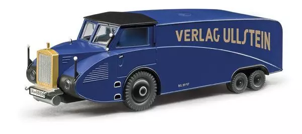 Liliput 937492 - LKW Rumpler RuV 31 dunkelblau Kühlergrill gold Dach schwarz H0 1:87