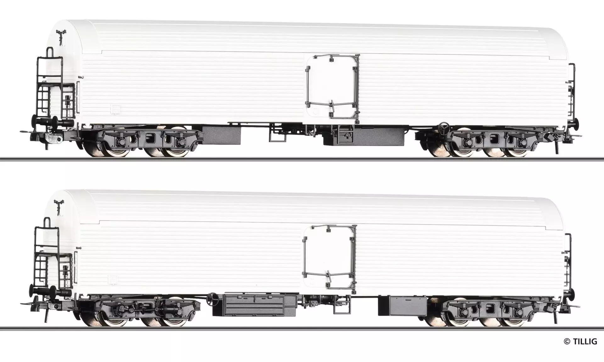 Tillig 70077 - Güterwagenset Eiskühlwagen DR Ep.IV 2.tlg. H0/GL