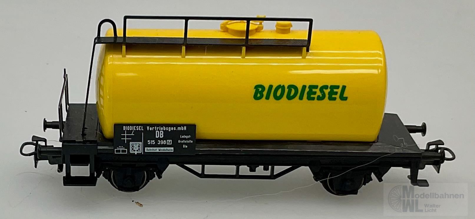 Märklin 29187 - MÄRKLIN - Kesselwagen DB Ep.III Biodiesel H0/WS