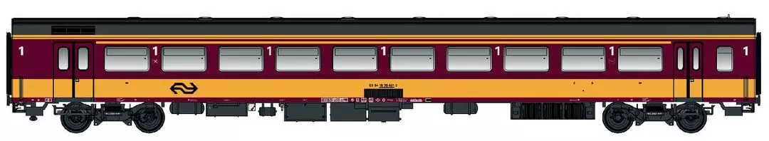 LS Models 44261 - Personenwagen ICR 1.Kl. A10 NS Ep.VI Benelux H0/GL