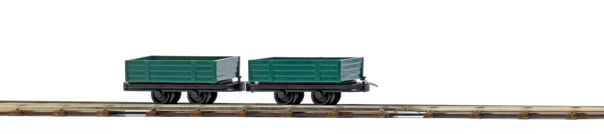 Busch 12206 - 2 Niederbordwagen H0 1:87