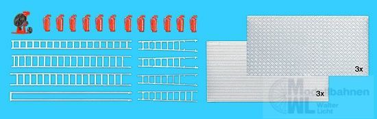 Preiser 31026 - Überdrucklüfter und Feuerlöscher Bausatz H0 1:87 Preiser 31026 - Überdrucklüfter und Feuerlöscher Bausatz H0 1:87