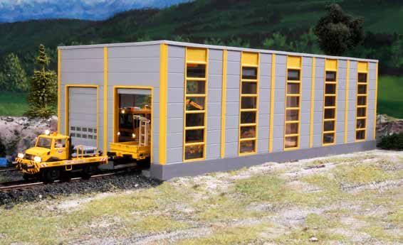 Kibri 39252 - Wartungshalle GleisBau modern H0 1:87