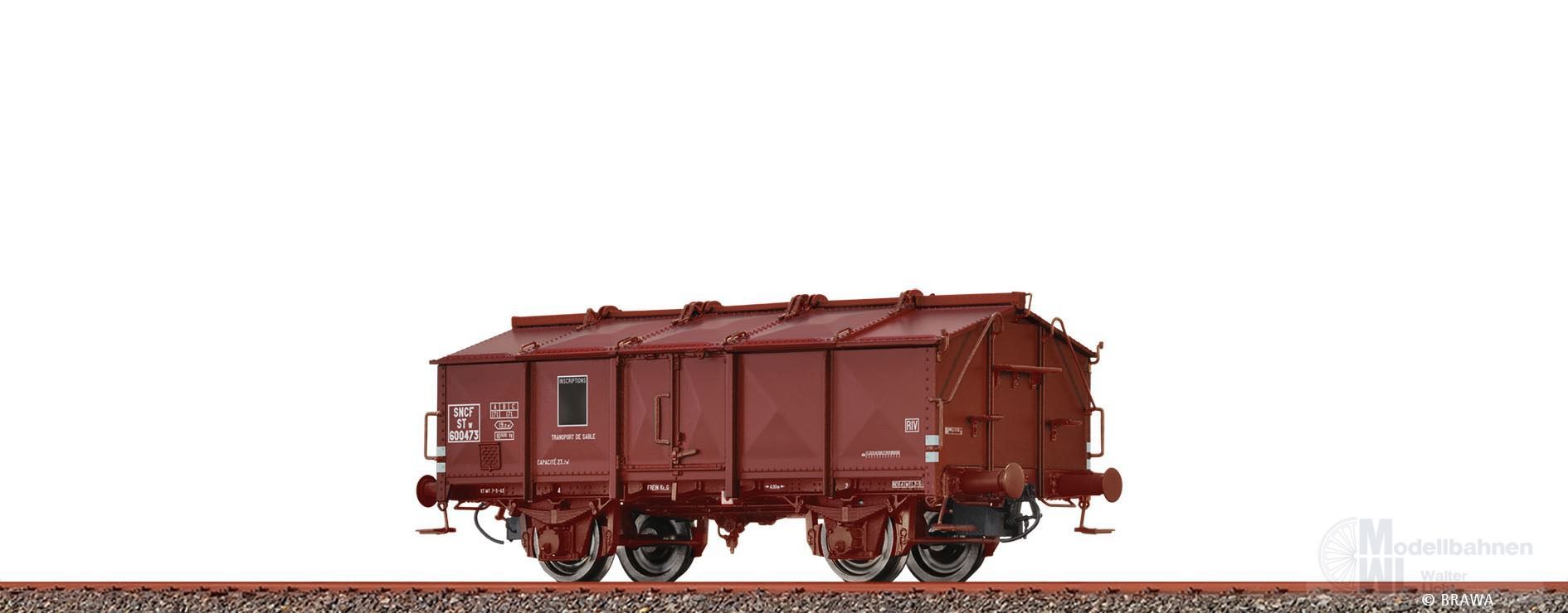 Brawa 50555 - Klappdeckelwagen SNCF Ep.III STw H0/GL