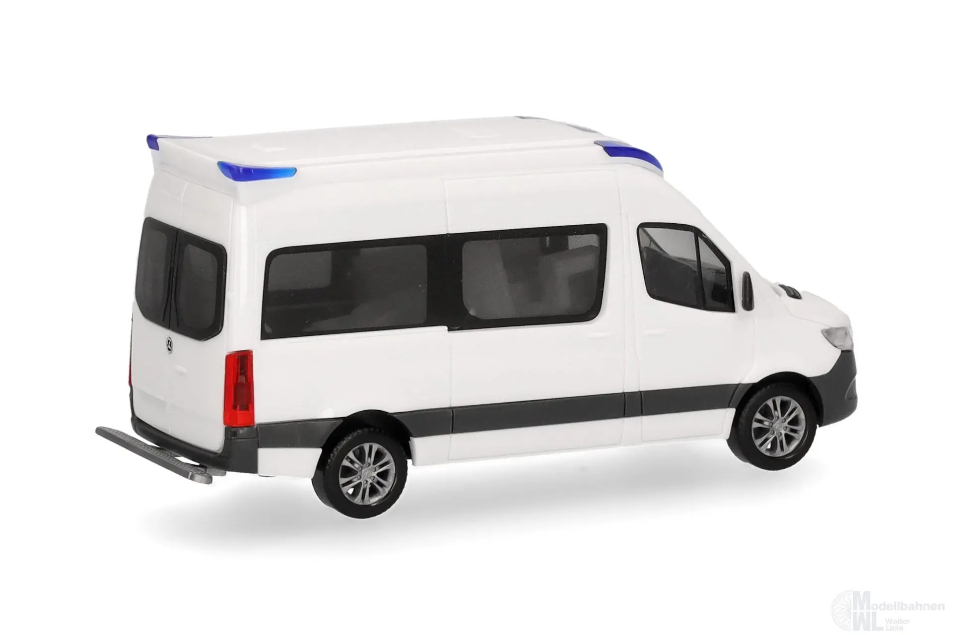 Herpa 014274 - MiKi Mercedes-Benz Sprinter 18 RTW Delfis-Dachaufsatz H0 1:87