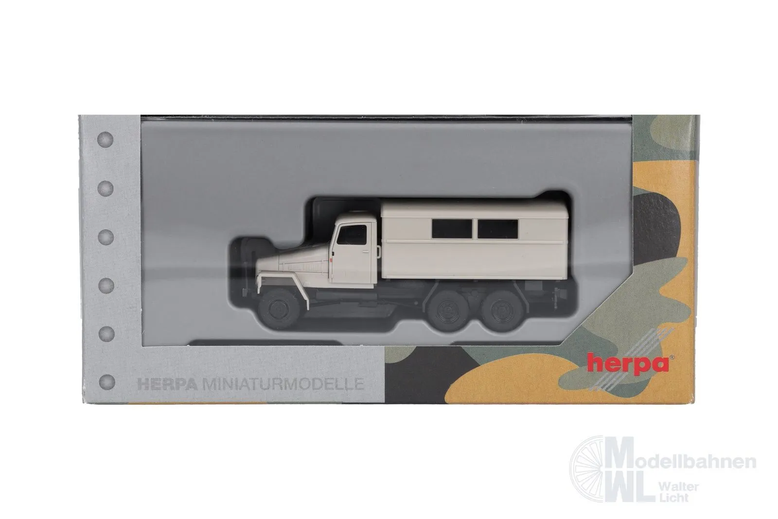 Herpa 747325 - IFA G5 Koffer-LKW sandbeige H0 1:87