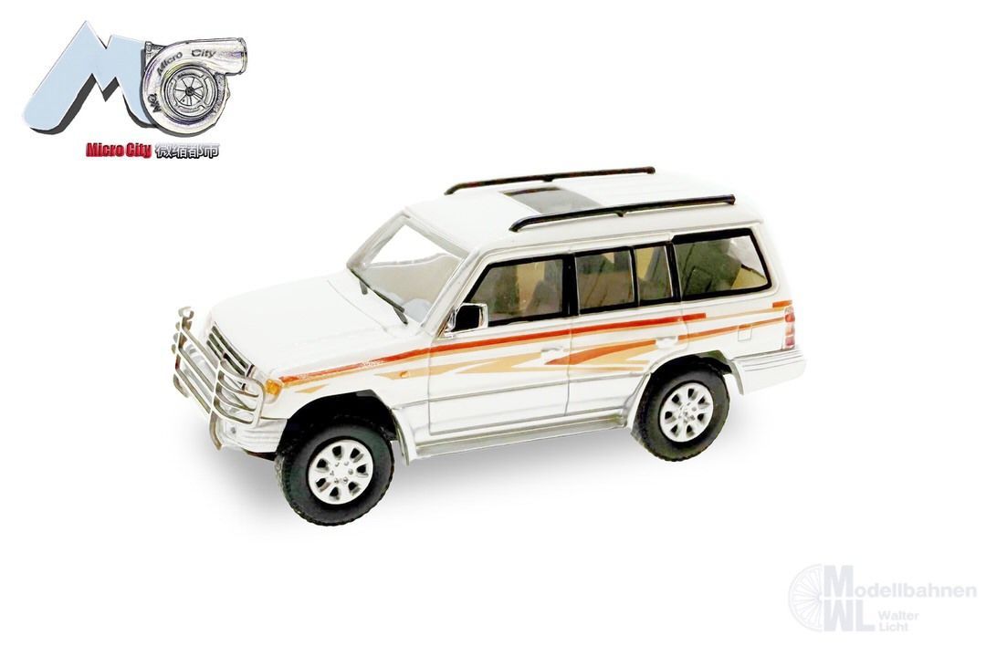 Herpa 87MC000043 - Mitsubishi Pajero, weiß H0 1:87