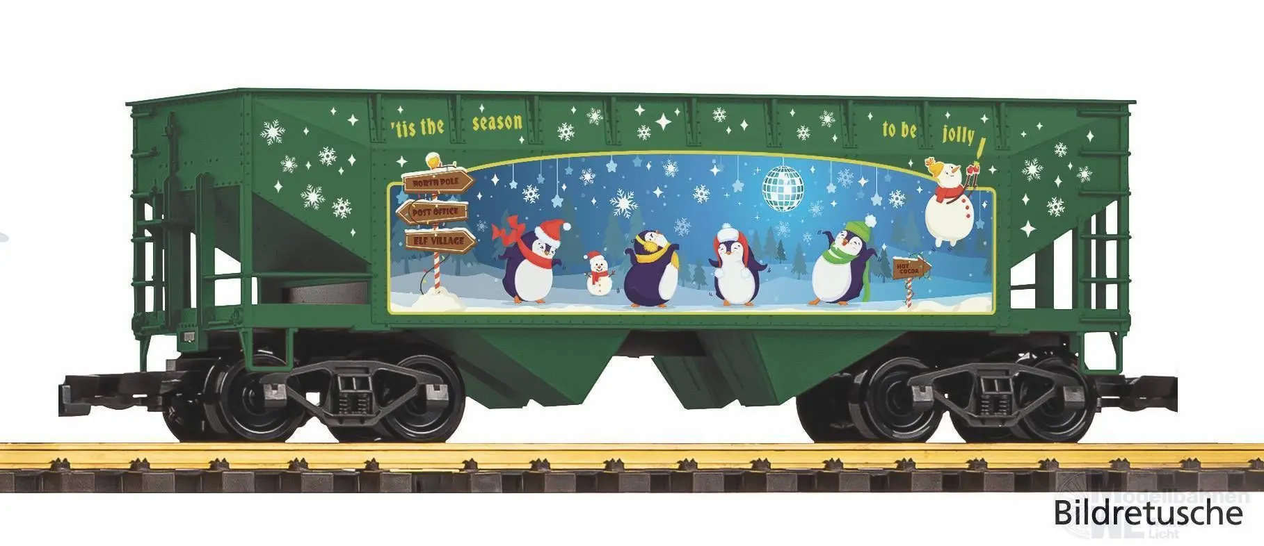 Piko 38974 - US Hopper North Pole Freight Spur G 1:22,5