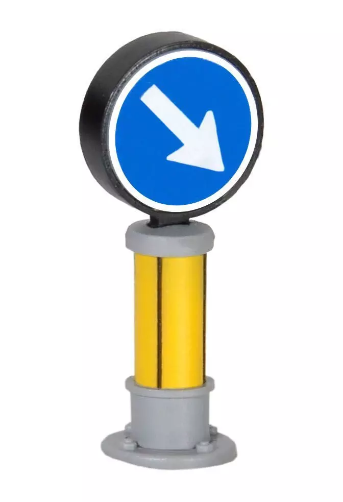 Viessmann 5085 - Verkehrszeichen 222 mit LED Beleuchtung H0 1:87