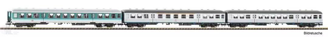 Piko 40656 - Personenwagen Set Silberlinge DB Ep.V 3.tlg. N 1:160