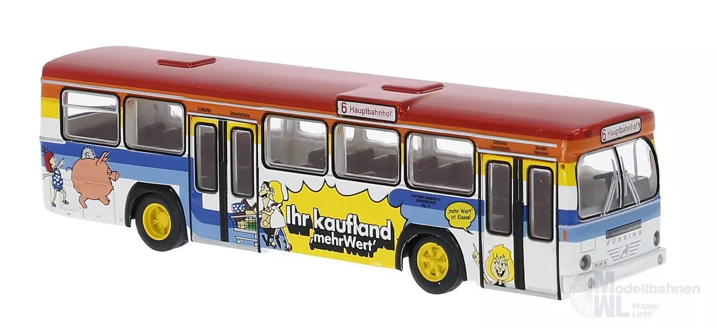 Brekina 59152 - Büssing BS 110V Kaufland Osnabrück H0 1:87