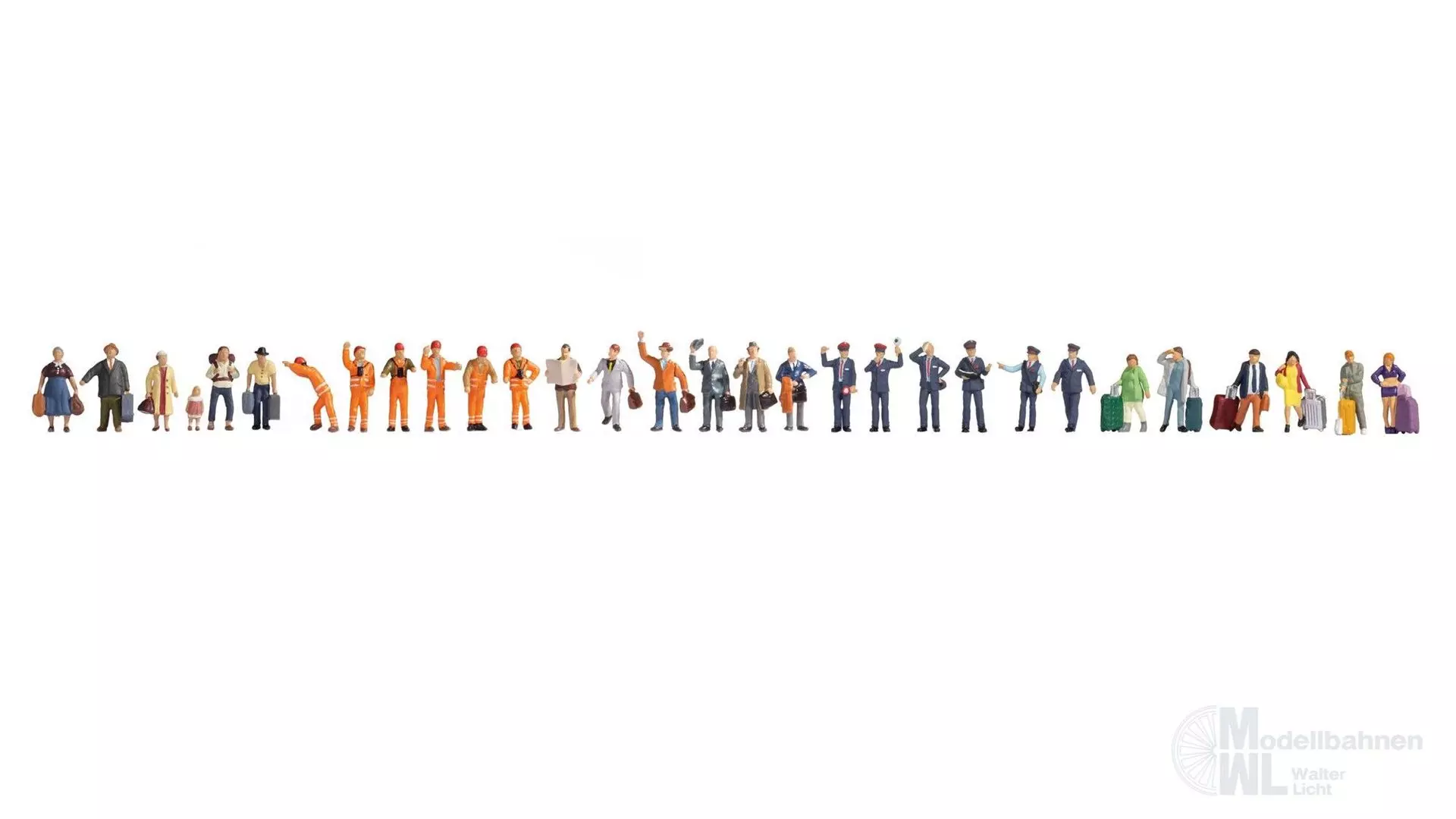 Noch 16051 - Mega-Spar-Set Auf dem Bahnhof H0 1:87