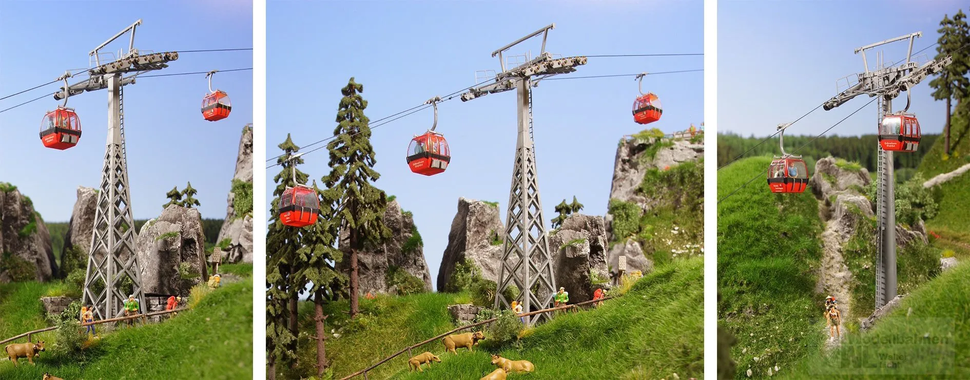 Brawa 6342 - Hahnenkammbahn Seilbahn H0 1:87