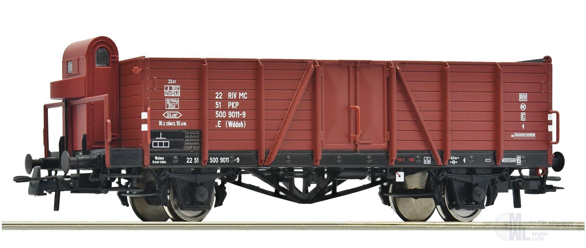 Roco 6600217 - Güterwagen offen PKP Ep.IV H0/GL