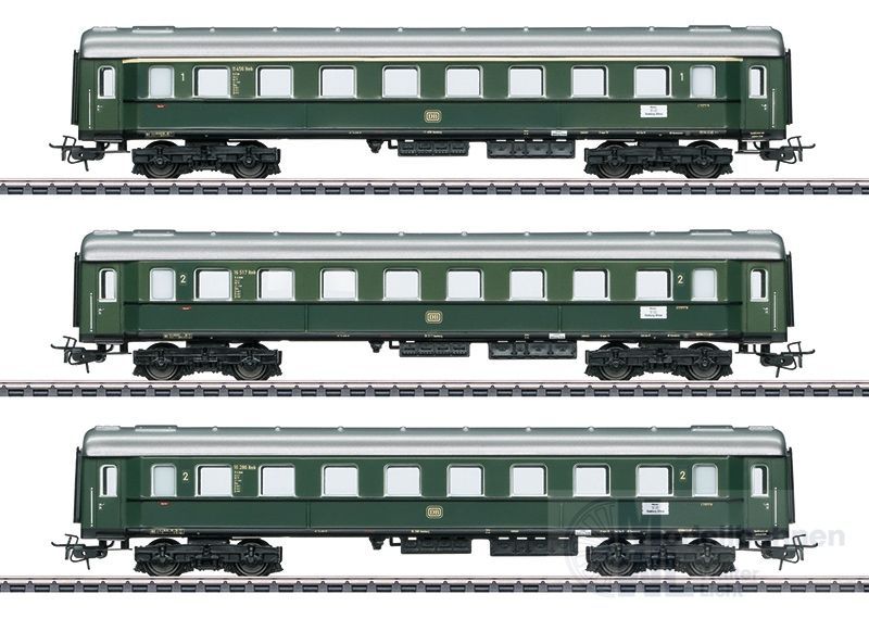 Märklin 41920 - MÄRKLIN - MHI Personenwagen-Set zur E44 DB Ep.III 3.tlg. H0/WS