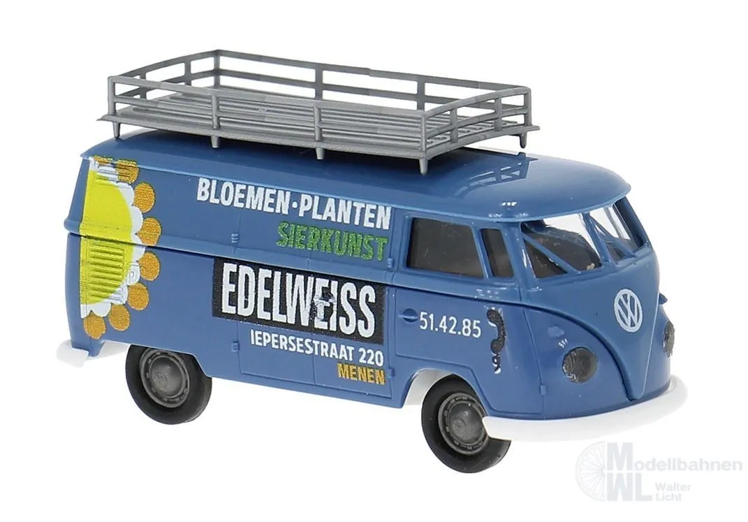 Brekina 32311 - VW T1b Kasten Edelweiss Bloemen (NL) H0 1:87