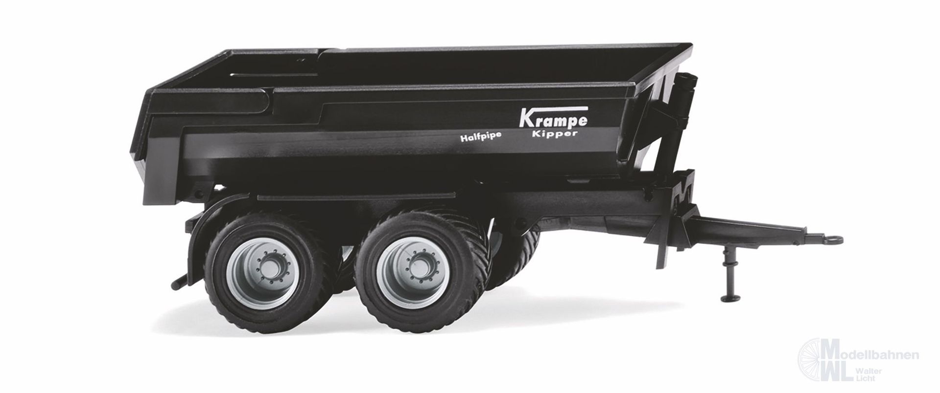 Wiking 038819 - Krampe Halfpipe Muldenkipper schwarz H0 1:87