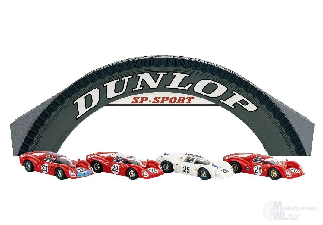 Brekina 90504 - LeMans-Set 1967 mit 4 Ferrari 330 P3/412 H0 1:87