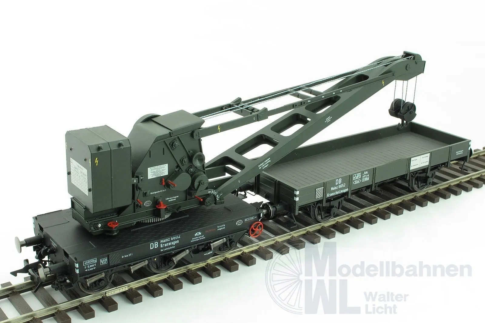 Lenz 42450-02 - Kran Wyhlen 10t, DB, Epoche 3, mit KranschutzwagenSpur 0