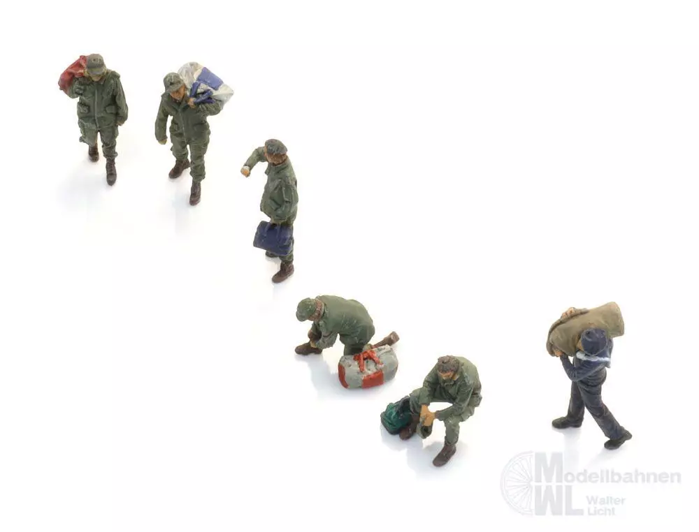 ARTITEC b.v. 5870149 - Wehrpflichtige Bahnsteig H0 1:87