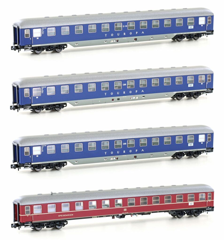 Hobbytrain 22201 - Touropa Set 2 DB Ep.III 4.tlg. N 1:160