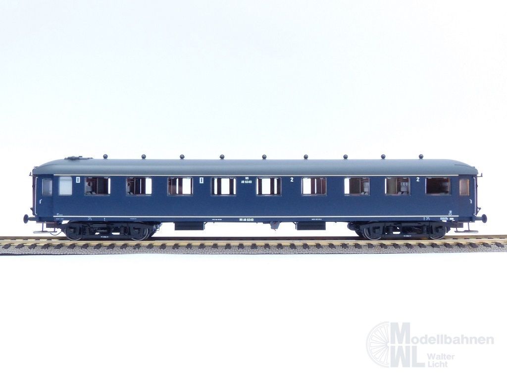 Exact Train 10030 - Personenwagen NS Ep.III B6154 berlinerblau graues Dach H0/GL